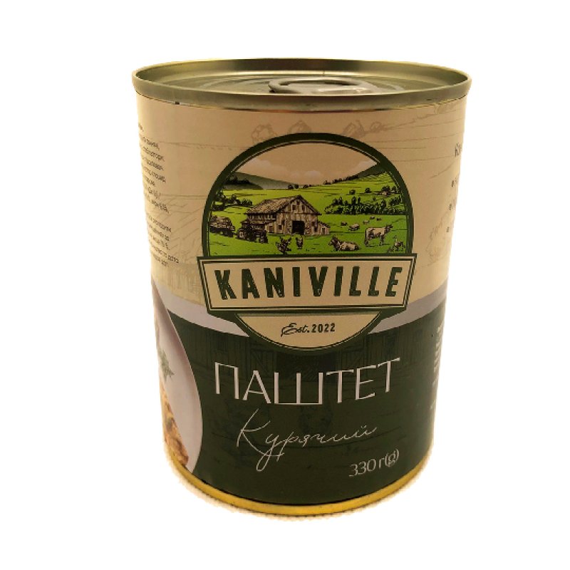 Паштет м'ясний з куркою Kaniville 330 г (4820255191164)