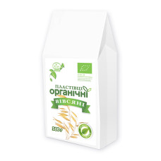 Пластівці вівсяні цільні органічні Козуб продукт 500 г (4820094532371) 