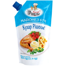 Майонез 67% Кухар Рішельє 300 г (4820166615872)