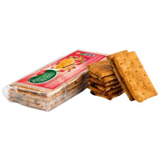 Печиво з начинкою BISCUITS & BERRIES полуниця та родзинки Житомирські ласощі 210 г (4823103011058)