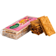 Печиво з начинкою BISCUITS & BERRIES малина та родзинки Житомирські ласощі 210 г (4823103011089)