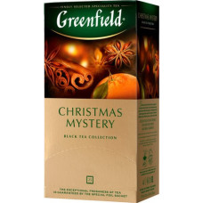 Чай чорний у пакетиках 25 шт Christmas Mystery Greenfield (4823096802480)