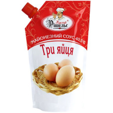 Майонезний соус Три яйця 40,5% 500 г Кухар Рішельє (4820166616206)