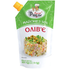 Майонез 50% Олів'є Кухар Рішельє 300 г (4820166615919)
