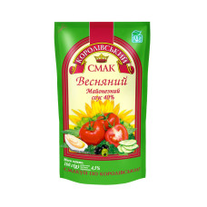 Соус майонезний 40% Весняний д/п Королівський смак 160 г (4820241520220)